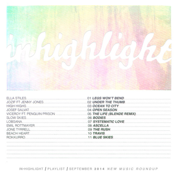 in highlight september 2014 new music playlist